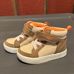 OshKosh B'gosh Kids Sneakers - Tan and Orange